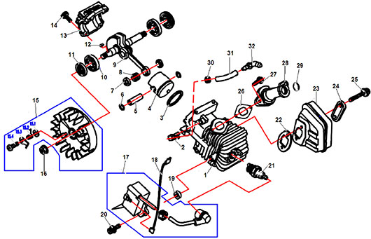 Поршневая группа Champion 120T