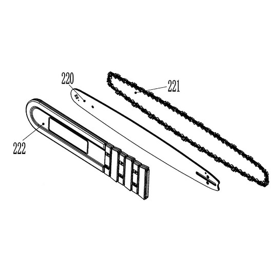Цепь и шина Champion 254