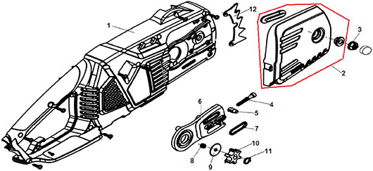 Детали натяжения цепи и звездочка Champion 324N