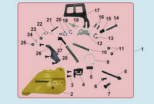 Крышка тормоза Champion 362
