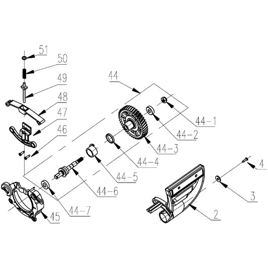 Пыльник и шестерня ведомая Champion 418N-16