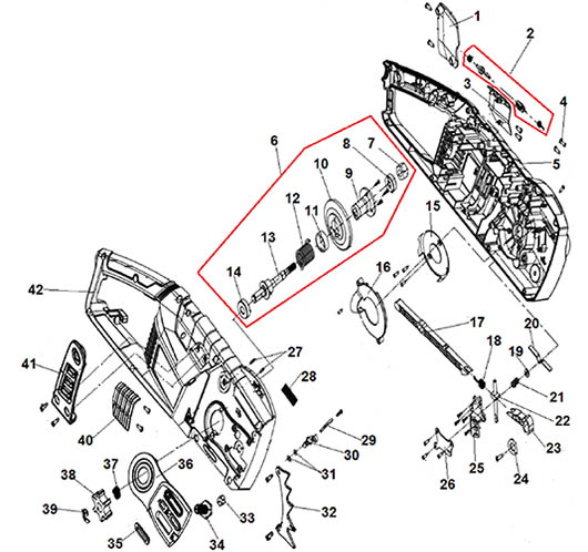 Звездочка, маслонасос, корпус Champion 424N