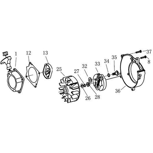 Стартер Champion AG152B