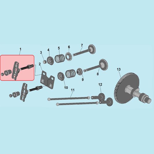 Распредвал и клапана Champion BC1193