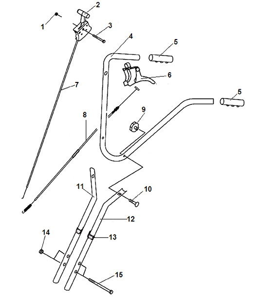 Тросы и рукоятки управления Champion BC5511