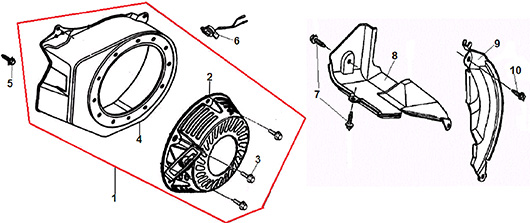 Детали стартера Champion BC5511