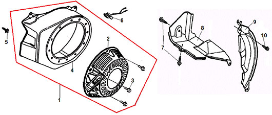 Детали стартера Champion BC5512