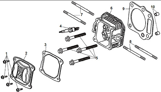 Головка цилиндра Champion BC5602