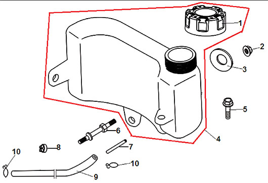 Топливный бак Champion BC5602