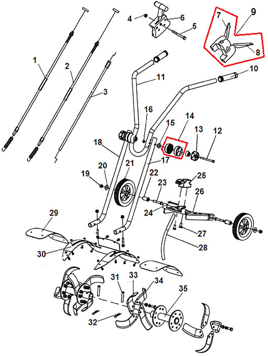 Фрезы, тросы и рукоятки управления Champion BC5602