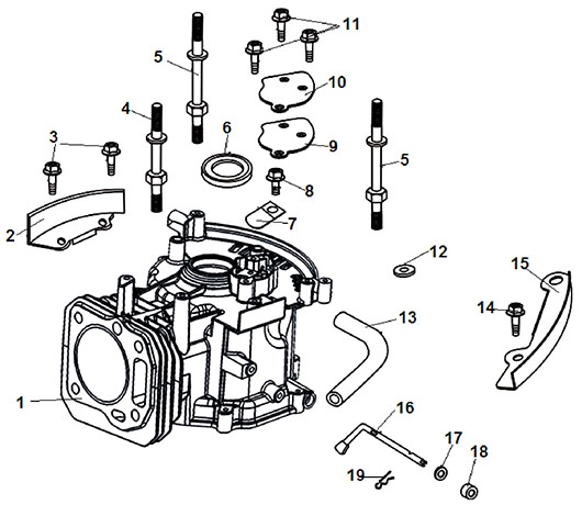 Детали картера двигателя Champion BC5602