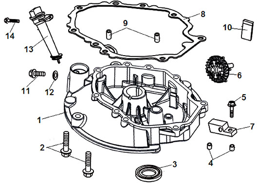 Крышка картера двигателя Champion BC5602