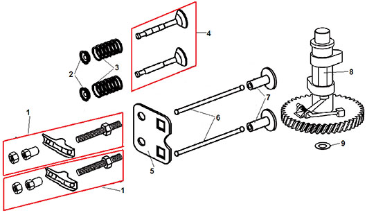 Детали клапанной системы Champion BC5602