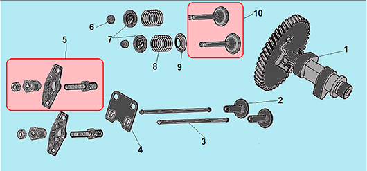 Клапанная система двигателя Champion BC5712