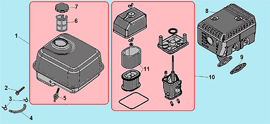 Топливный бак Champion BC5712