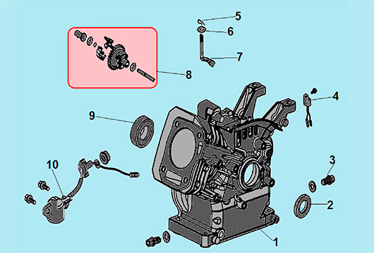 Детали картера двигателя Champion BC5712
