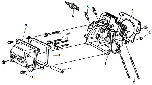 Головка цилиндра Champion BC6611