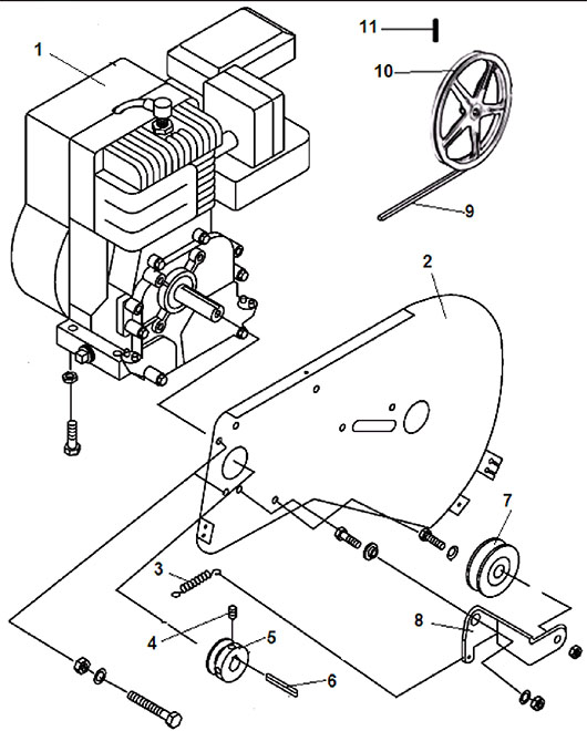 Двигатель Champion BC6611