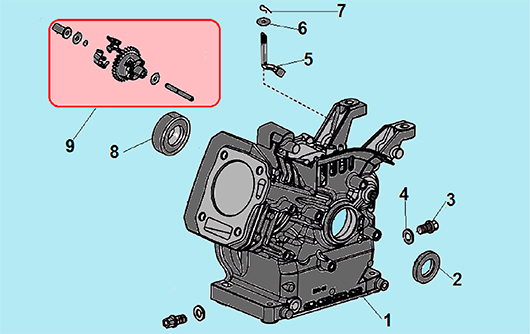 Детали картера двигателя Champion BC6712