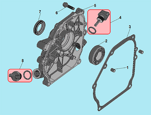 Крышка картера Champion BC6