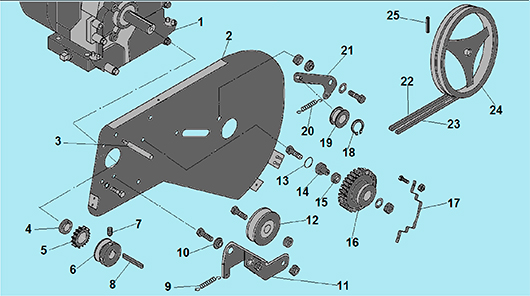 Ремни, шкивы и шестерни Champion BC7712