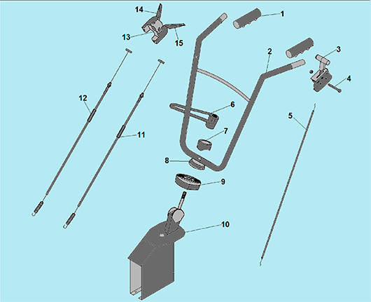 Тросы и рукоятки управления Champion BC7712