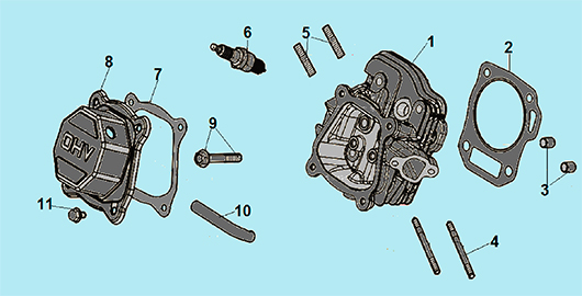 Головка цилиндра Champion BC7712