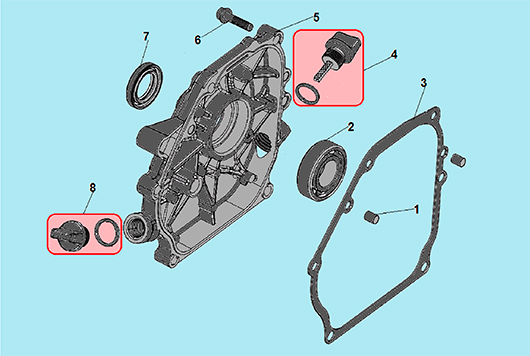 Крышка картера двигателя Champion BC7712