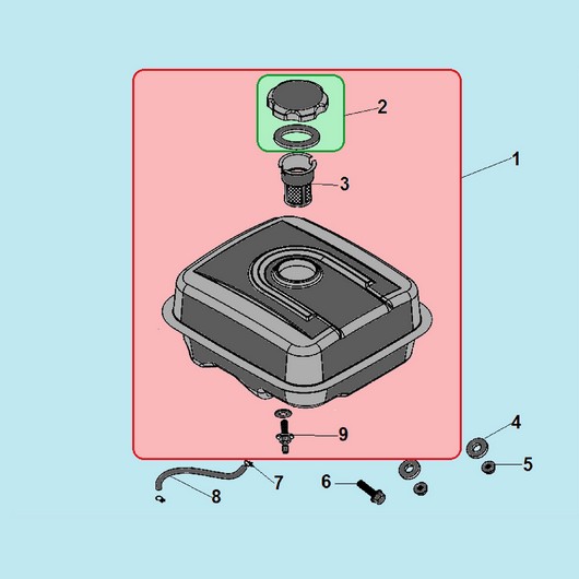 Топливный бак Champion BC7713