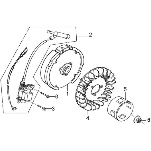 Магнето и маховик Champion BC7723