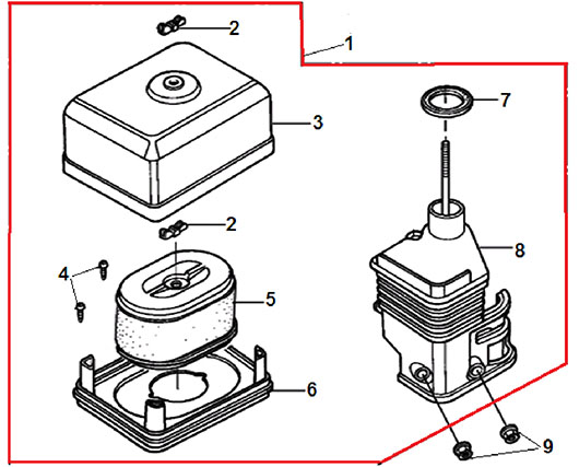 Воздушный фильтр Champion BC8713