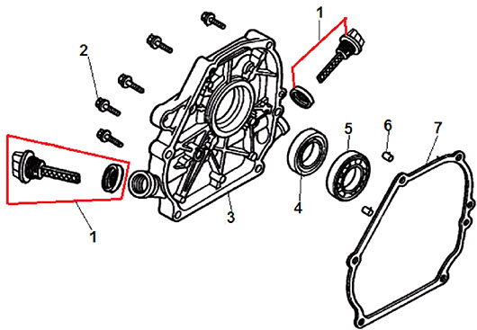 Крышка картера двигателя Champion BC8713