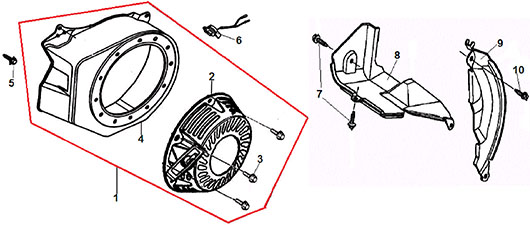 Стартер двигателя Champion BC8713
