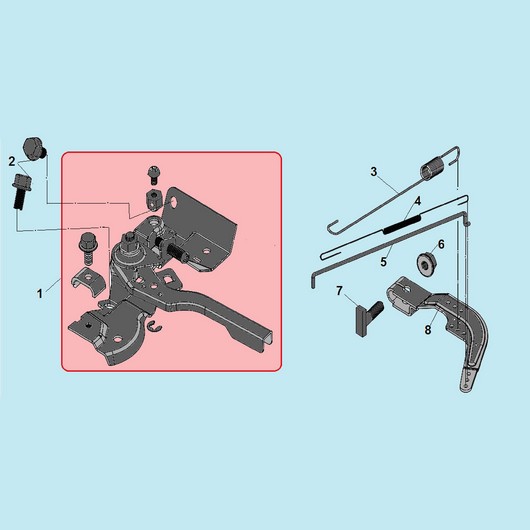 Рычаг регулировки оборотов Champion BC8716