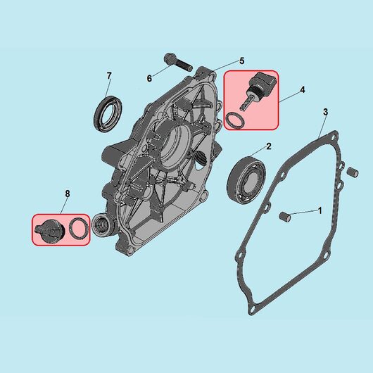 Крышка картера Champion BC8724