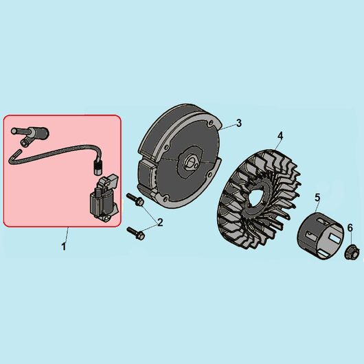 Магнето и маховик Champion BC8833