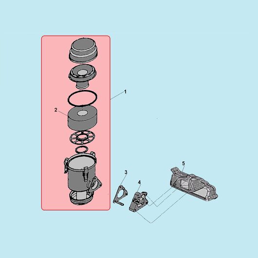 Воздушный фильтр Champion DC1163E
