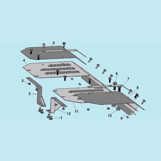 Кронштейн крепления кожуха фрез Champion DC1163E