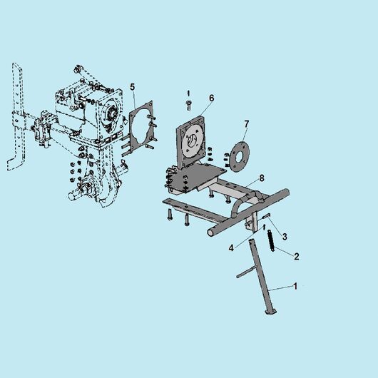 Стояночная опора и бампер Champion DC1193E
