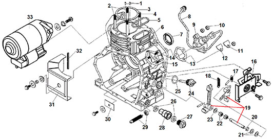 Картер и ТНВД Champion DG3600E