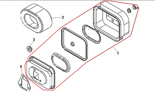 Воздушный фильтр Champion DG6000E