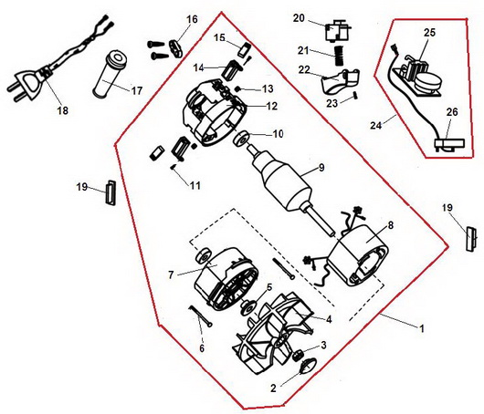 Электродвигатель Champion EB4026