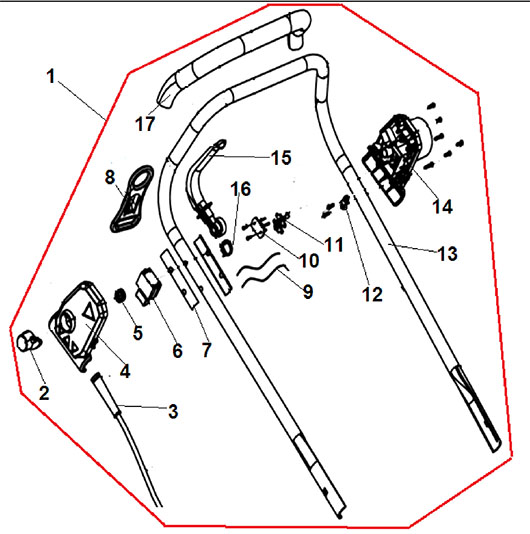 Верхняя рукоятка Champion EM3813