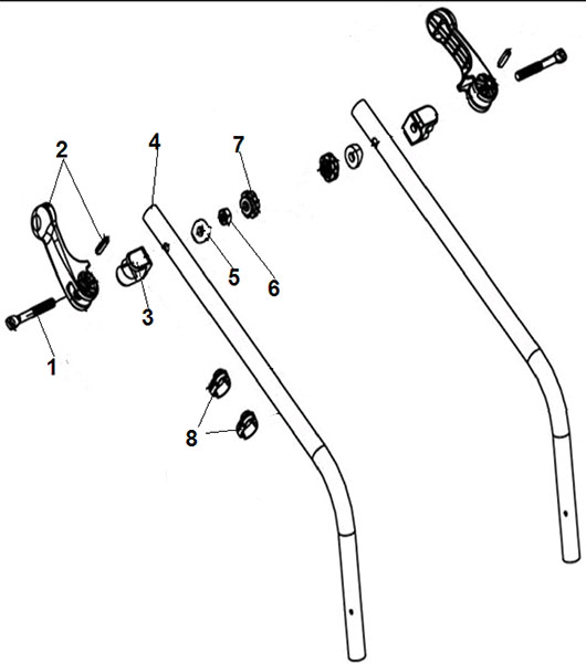 Нижняя рукоятка Champion EM3813
