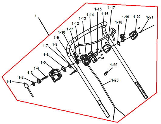 Рукоятка управления Champion EMB360
