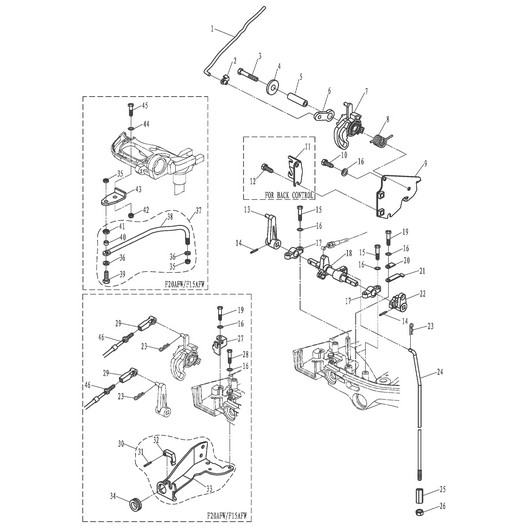 Управление 3 Toyama F20ABMS