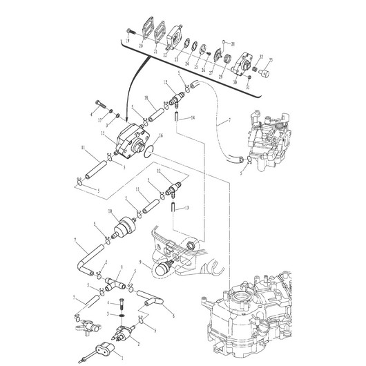 Топливный насос и топливный фильтр Toyama F6ABMS