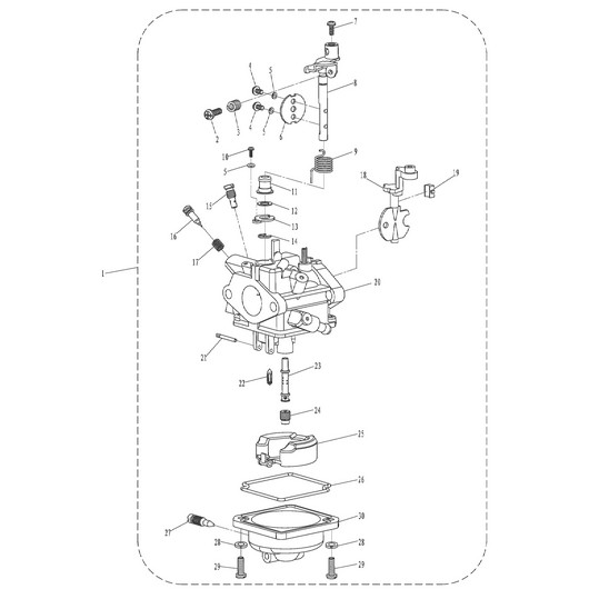 Карбюратор Toyama F6ABMS
