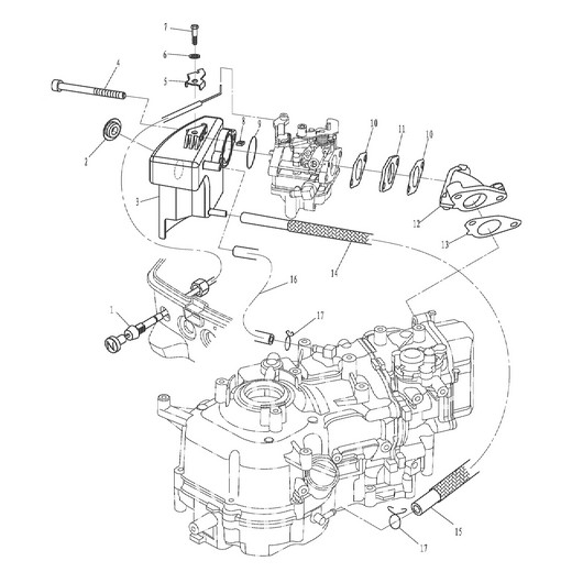 Патрубок Toyama F6ABMS