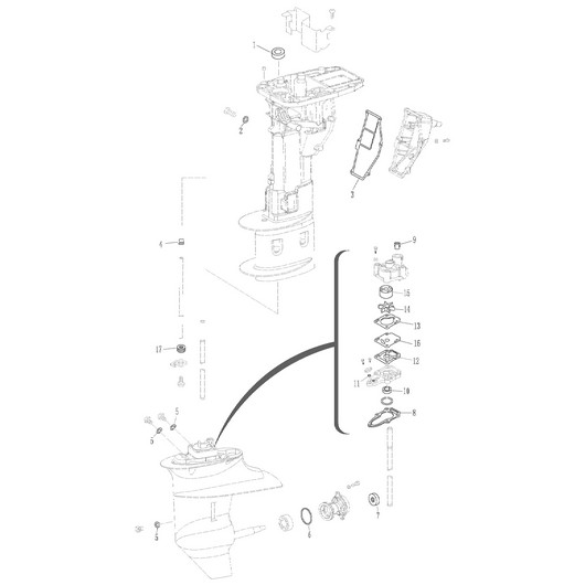 Крыльчатка Toyama F9.8BMS